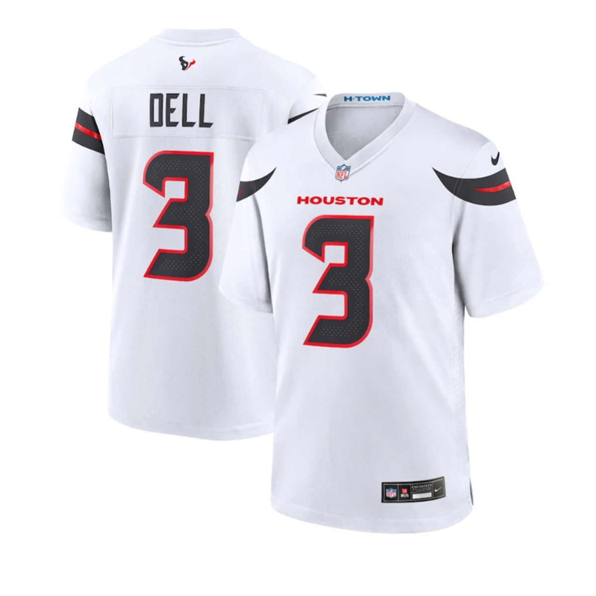 Houston Texans #3 White