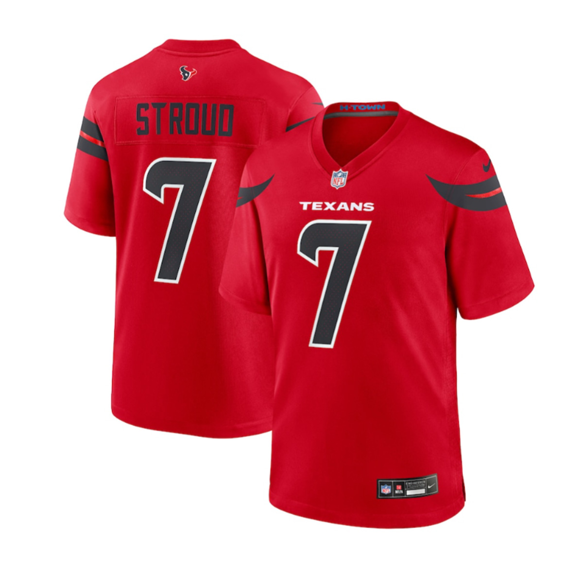Houston Texans #7 Stroud Red
