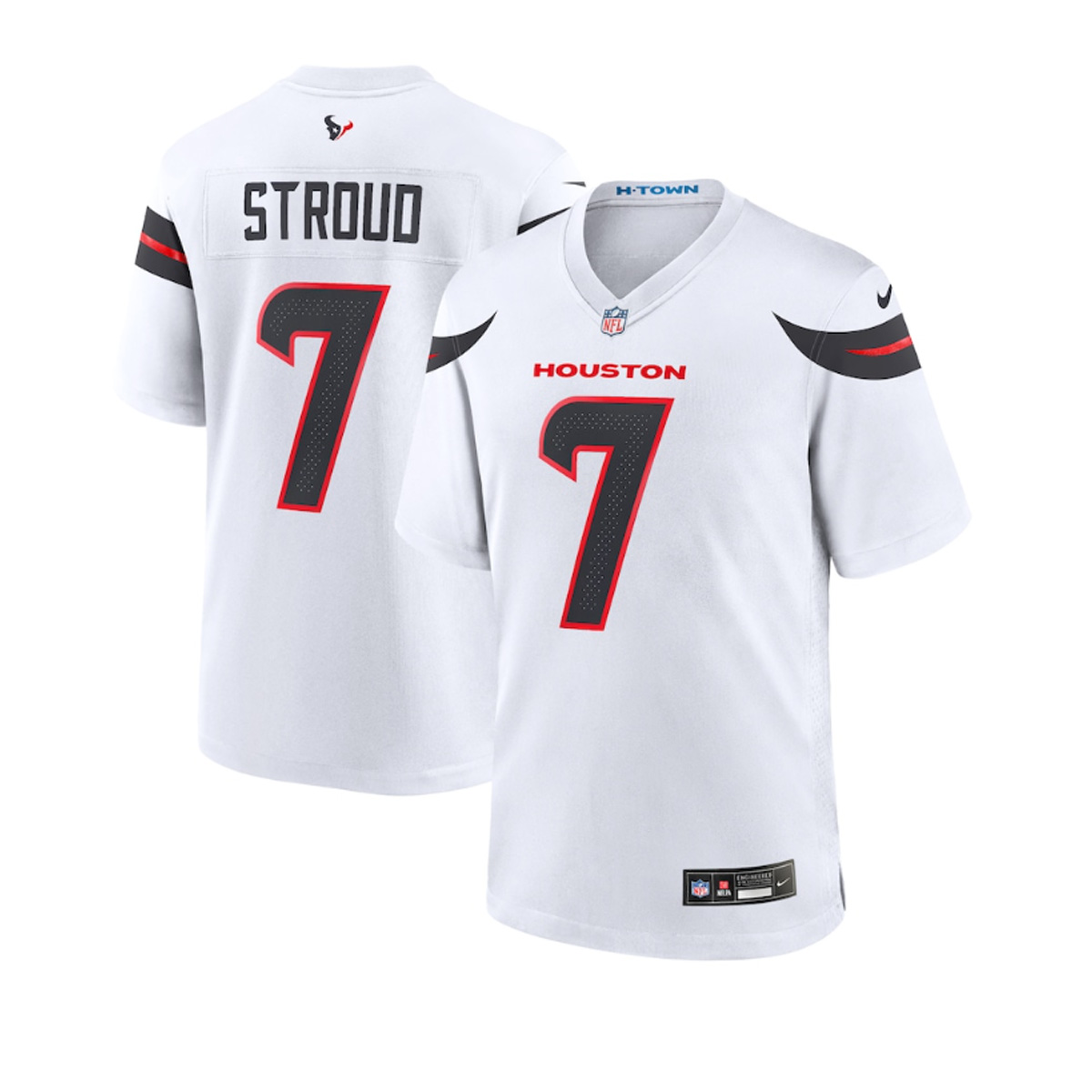 Houston Texans #7 Stroud White